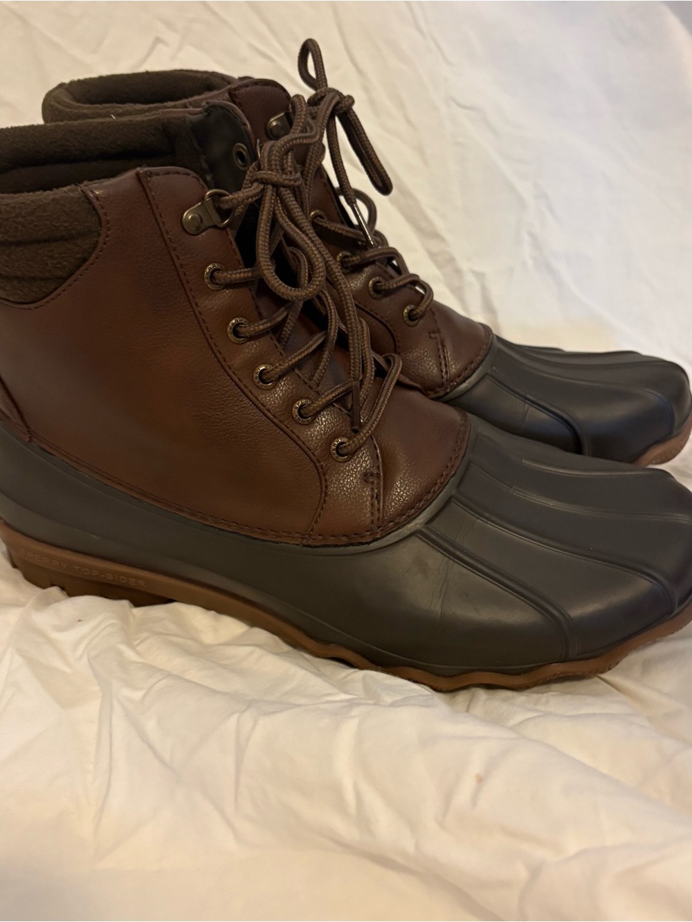 Sperry Top-Sider Men’s Norfolk Duck Boots Insulated Water Resistant 12